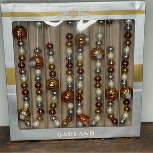 Shiny Brite Christopher Radko glass garland ornament